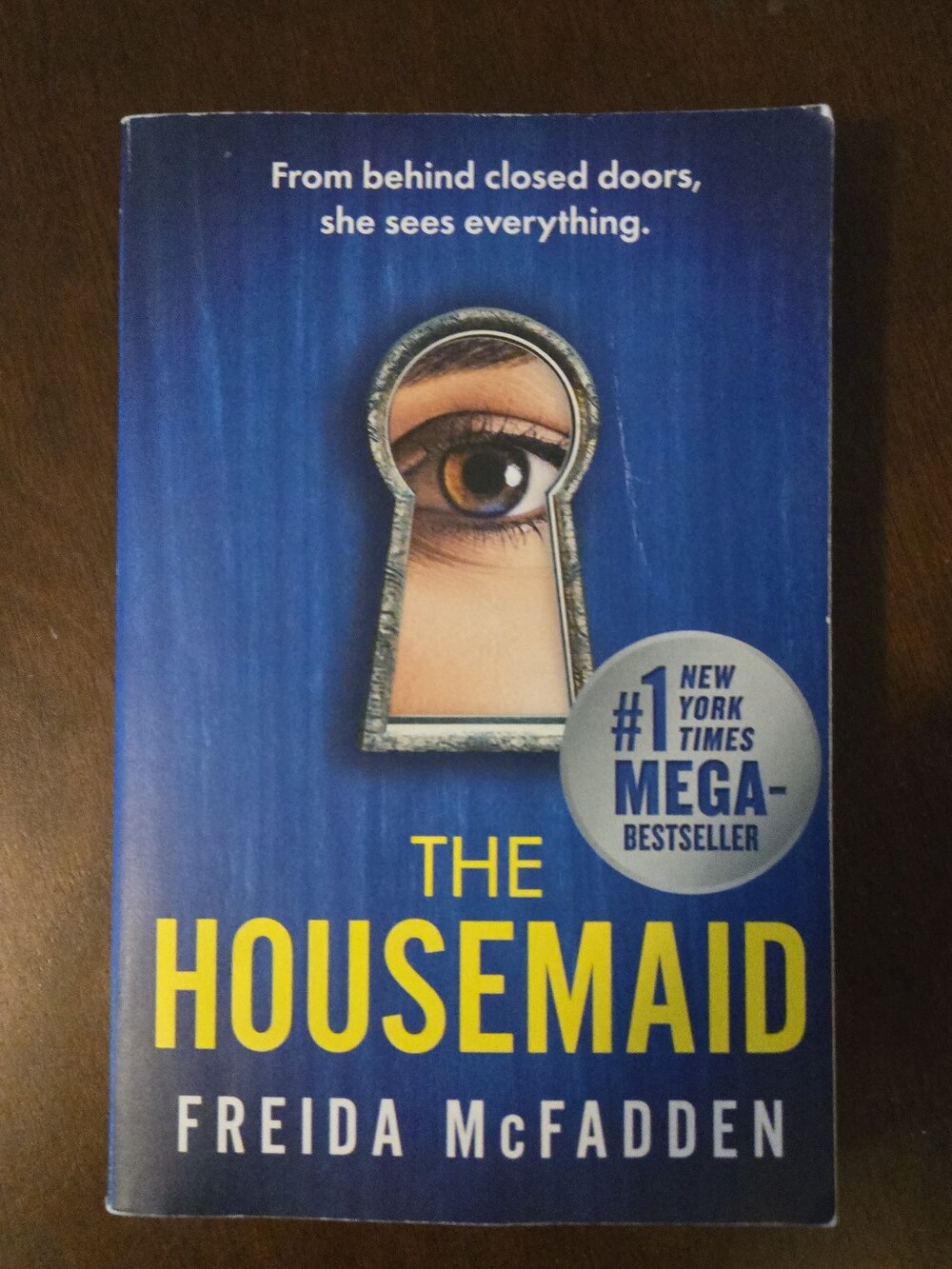 The Housemaid by Freida McFadden - Blue Cover Novel
